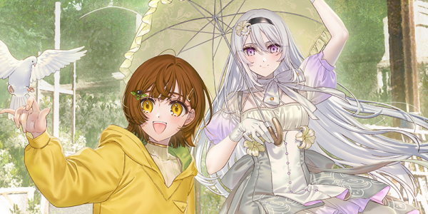 少女達の喪失と再生を描いた百合ミステリーノベルゲーム「リルヤとナツカの純白な嘘」が配信