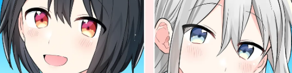 先輩×後輩の直球勝負百合ラブコメ「バカに告白」WEBで連載開始